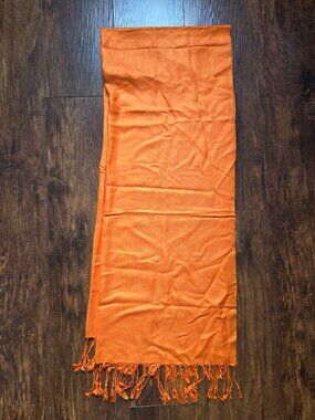 Beautiful Orange oversized scarf